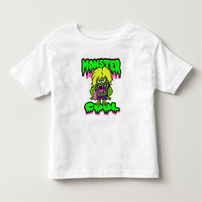 Kids Monster Cool Toddler T-Shirt (Front)