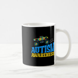 Kids Monster Truck Puzzle Piece Autism Awareness B Coffee Mug