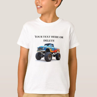 Kids Monster Trucks Birthday T-Shirt