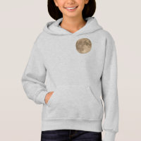 Kid's Moon Hoodie Full Moon Kid's Sweatshirts