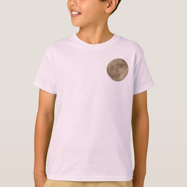 Kid's Moon Shirt Full Moon Kid's Moon Jersey Shirt (Front)