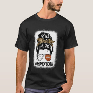 Kids Mother's Day Volleyball And Football Mum Of B T-Shirt