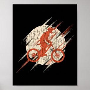 Kids Mountain Bike Cycling Gifts Youth Boys Poster