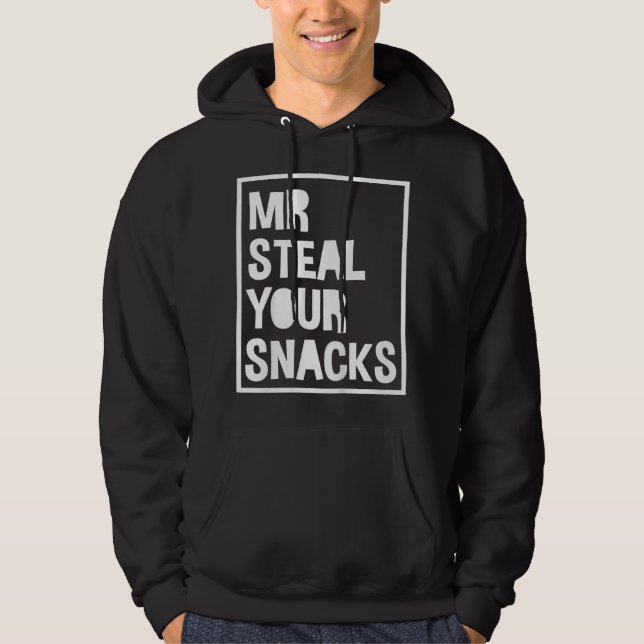 Kids Mr Steal Your Snacks Hungry Boy Yummy Childre Hoodie (Front)