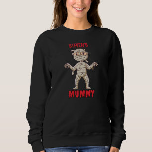 Kid's "Mummy" Funny Cartoon Halloween Sweatshirt