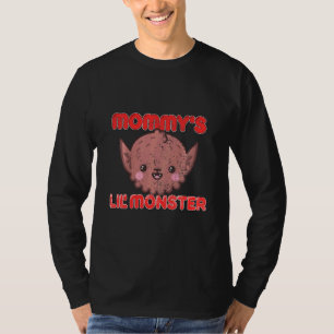 Kids Mummy Lil Monster Cute Werewolf Kids Boy Hall T-Shirt