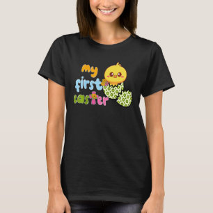 Kids My First Easter Easter Chicken Happy 1st East T-Shirt