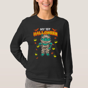 Kids My First Halloween Scary Hallow's Eve Birthda T-Shirt