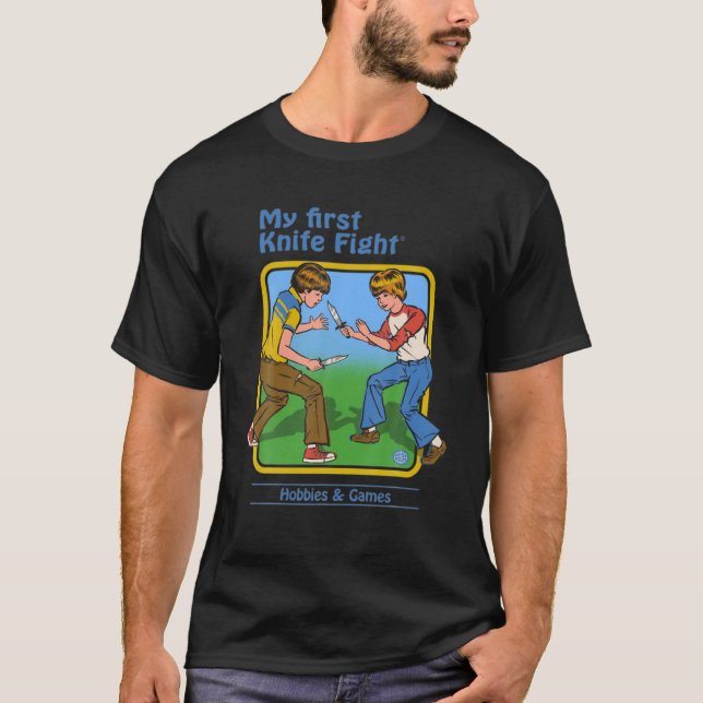 Kids-My-First-Knife-Fight-Hobbies-And-Games T-Shirt (Front)