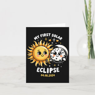 Kids My First Solar Eclipse Toddler Boys Girls 202 Card