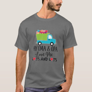 Kids My Oma And Opa Love Me Grandson Truck T-Shirt