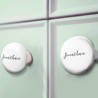 Kid's Name Ceramic Knob