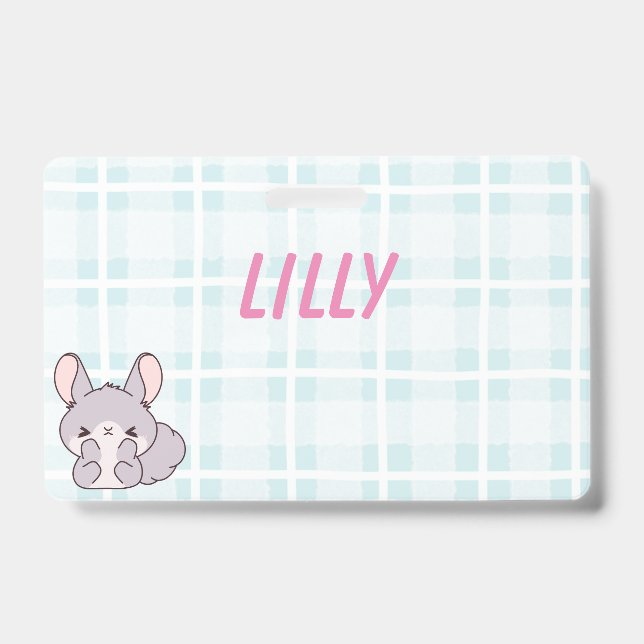 Kids Name Tags ID Badge (Front)