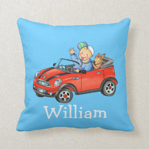 kids name Toy Car - Customised pillow