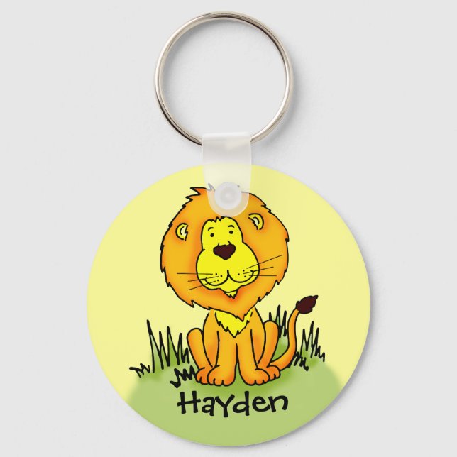 Kids named lion keychain (Front)