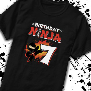 Kids Ninja Birthday Party Gift - 7 Year Old T-Shirt