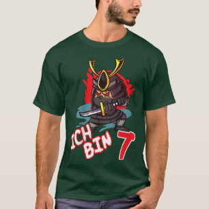 Kids Ninja Children's Seventh Birthday Boy Samu T-Shirt
