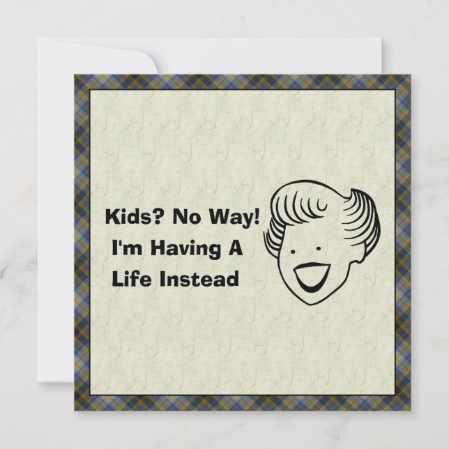 Kids No Way Invitation (Front)
