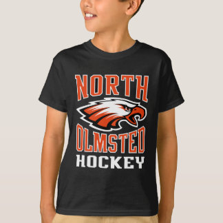 Kids North Olmsted Hockey Black tee