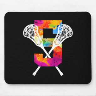 Kids Number 5 Years Lacrosse 5th Birthday Mouse Pad