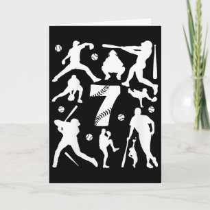 Kids Number 7 Years Bysebyll 7th Birthday Card