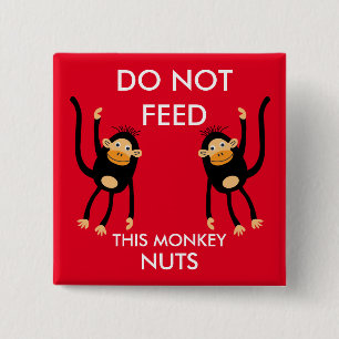 Kids Nut Allergy Warning 15 Cm Square Badge