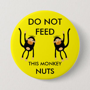 Kids Nut Allergy Warning 7.5 Cm Round Badge