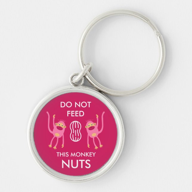 Kids Nut Allergy Warning Key Ring (Front)