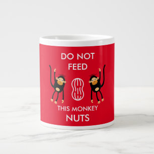 Kids Nut Allergy Warning Large Coffee Mug