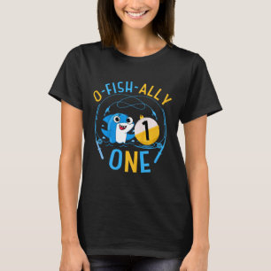 Kids Ofishally One 1st Birthday Fishing Theme O-fi T-Shirt