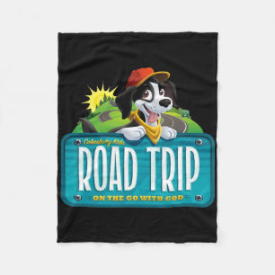 Kids On The Go Christian Vbs 2025 Road Trip Celebr Fleece Blanket