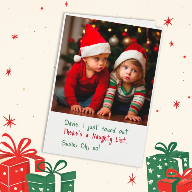 Kids On The Naughty List Christmas Card (Kids on The Naughty List
(folded card))