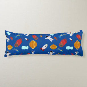 Kid's Outer Space & Astronaut Pattern Body Cushion