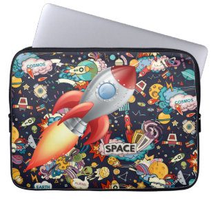 Kids Outer Space Laptop Sleeve