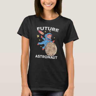Kids Outer Space Science Moon Galaxy Future Astron T-Shirt