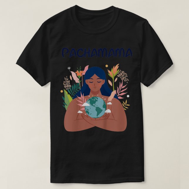 Kids Pachamama, Mother Nature, Environmentalist, L T-Shirt (Design Front)