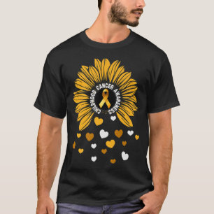 Kids Paediatrics cancer Sunflower childhood cancer T-Shirt