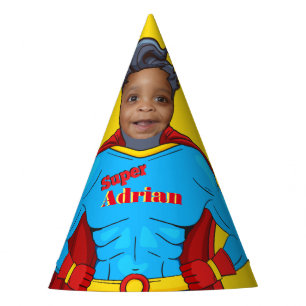Kids Paper Hat Superhero Birthday