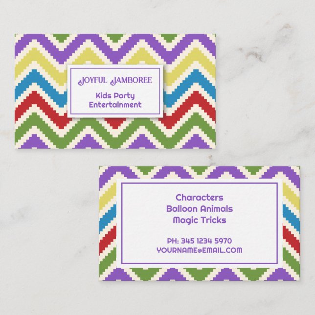 Kids Party Business Card (Front/Back)