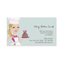 Kids Party Event Organiser Cake Designer Card