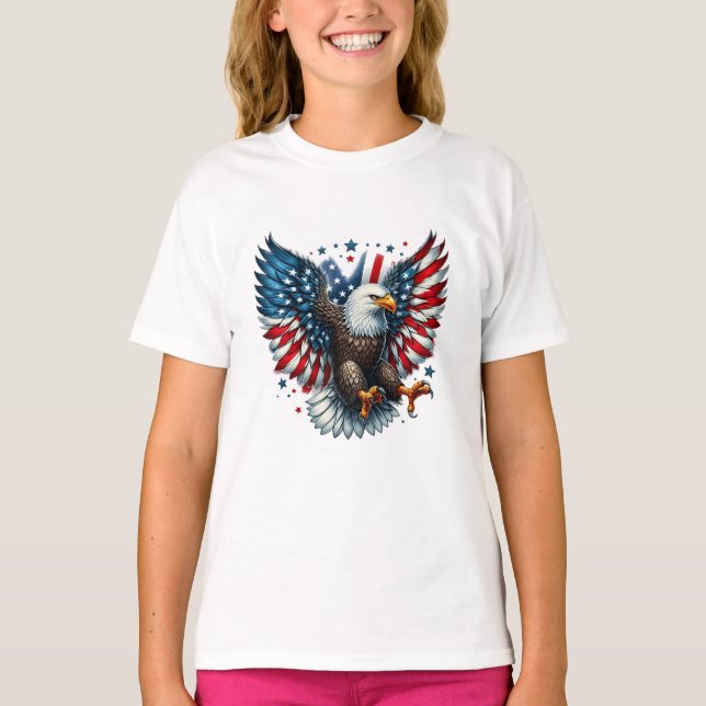 Kids Patriotic T-Shirt (Front)
