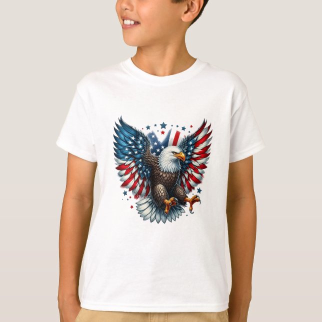Kids Patriotic T-Shirt (Front)