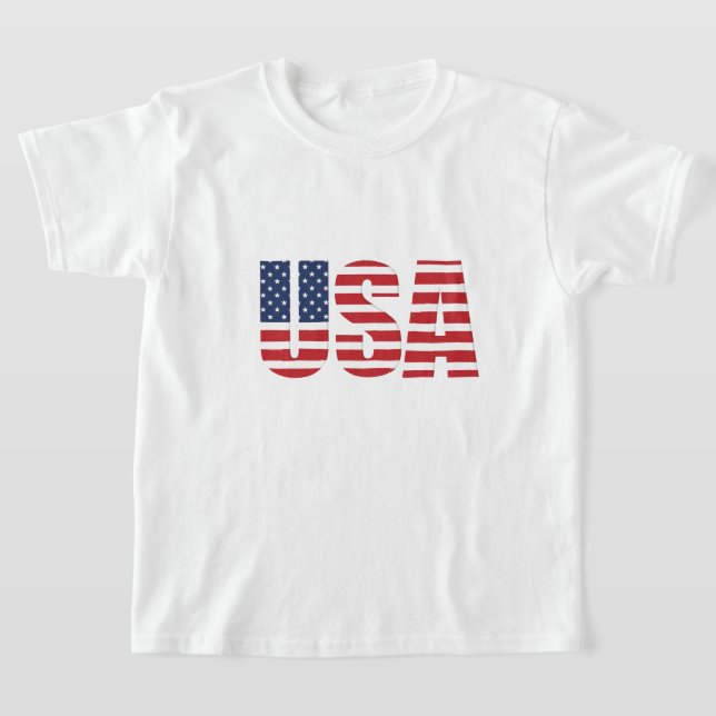 Kids Patriotic T-shirt (Laydown)