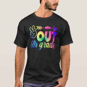 Kids Peace Out 6th Grade Graduation Last Day Of Sc T-Shirt