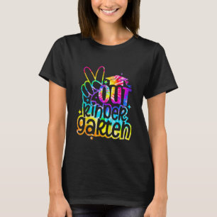 Kids Peace Out Kindergarten Graduation Last Day Of T-Shirt
