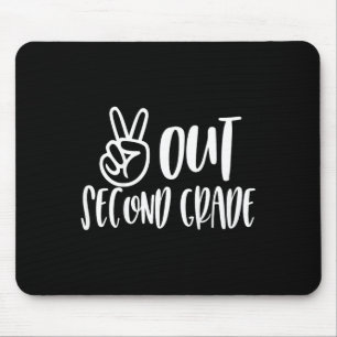 Kids Peace Out Second Grade - Last Day Of School  Mouse Pad