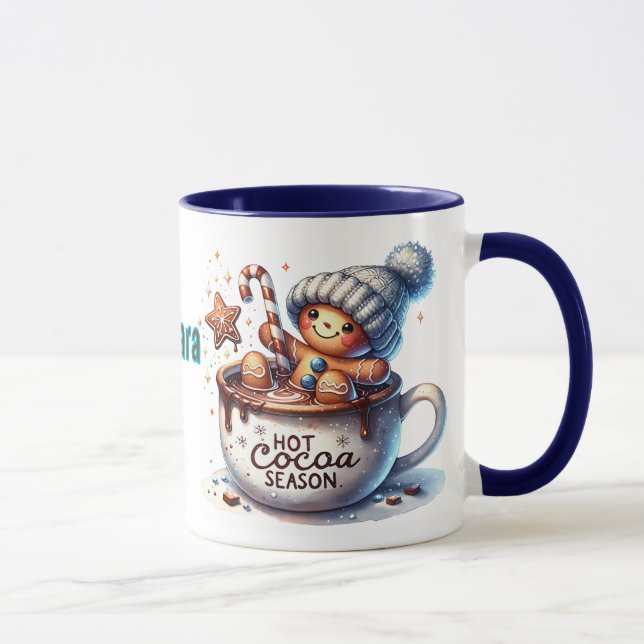 Kids Person Cocoa  Mug (Right)