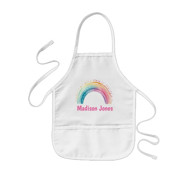 Kids personalised apron (Front)