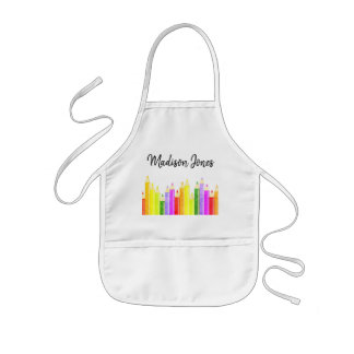 Kids personalised apron