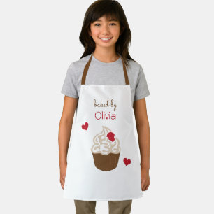 Kids' Personalised Apron Cupcake Baker Apron